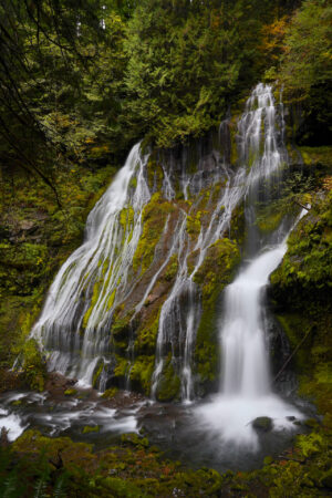 Panther Creek Falls in autumn.