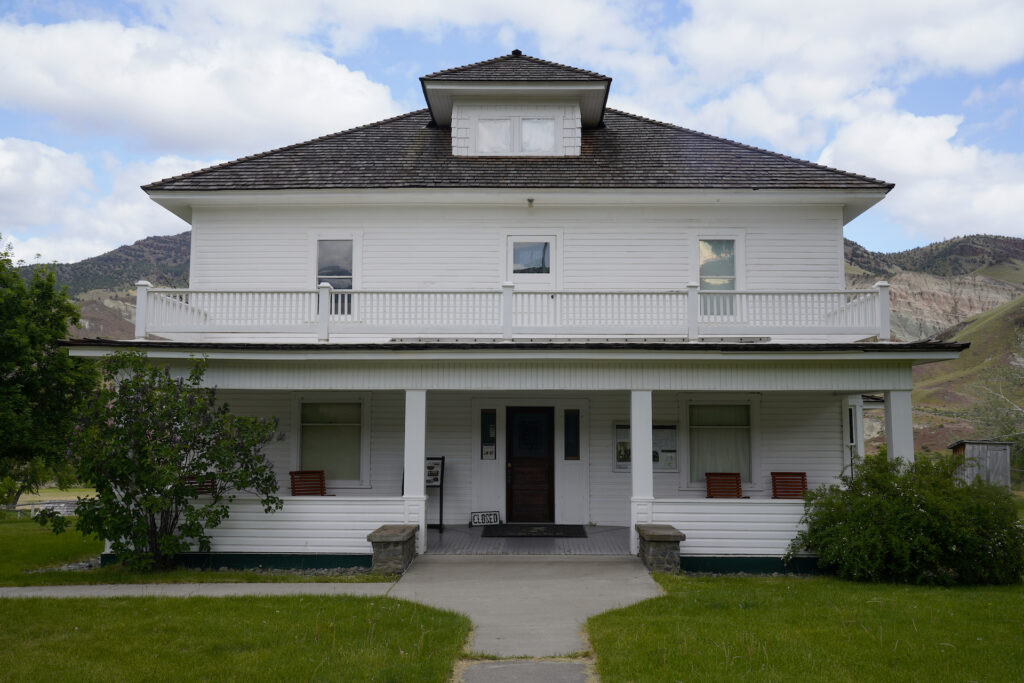 The historic Cant Ranch House now serves as the headquarters for John Day Fossil Beds National Monument.