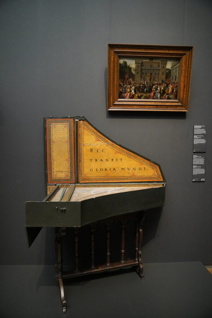 A one-of-a-kind miniature piano, dating from the mid 1700s, is displayed proudly at Rijksmuseum.