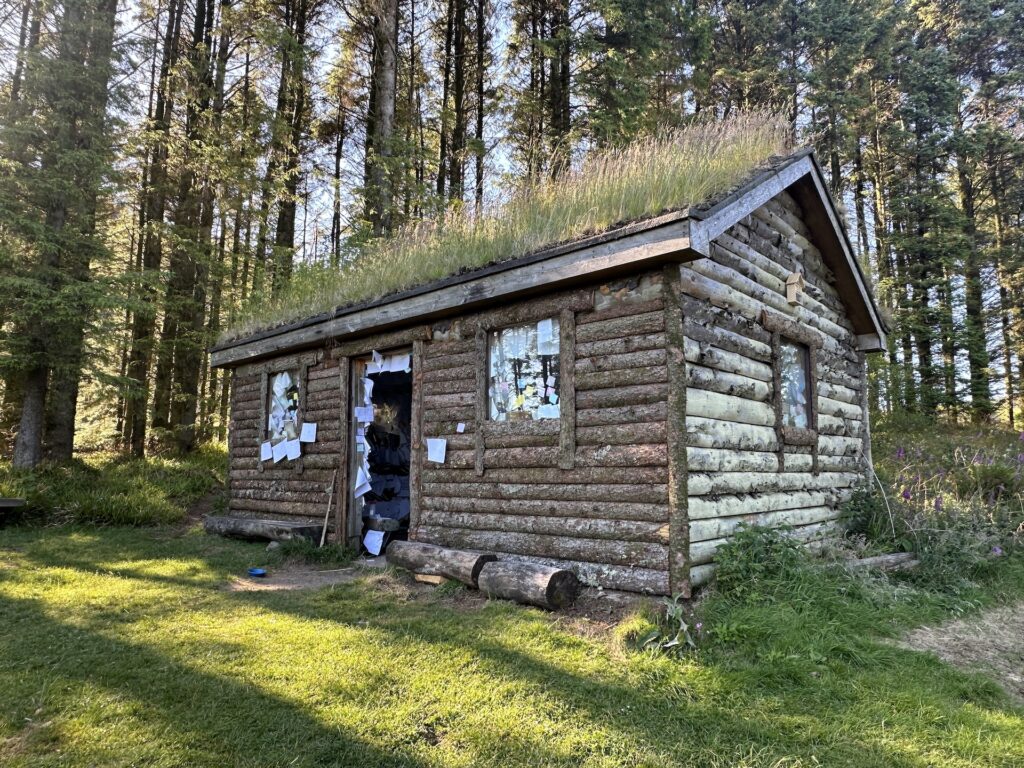 This little log cabin, containing millions of hand-written notes, is known as The Library.