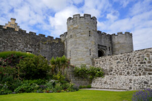 Queen Ann's Garden is situated to the side of the inner gate at Stirling Castle in Scotland.