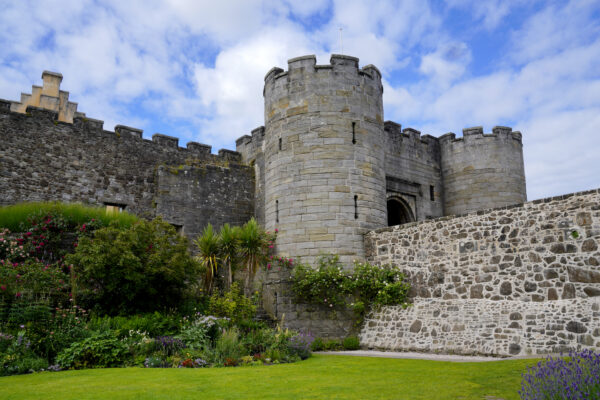 Queen Ann's Garden is situated to the side of the inner gate at Stirling Castle in Scotland.